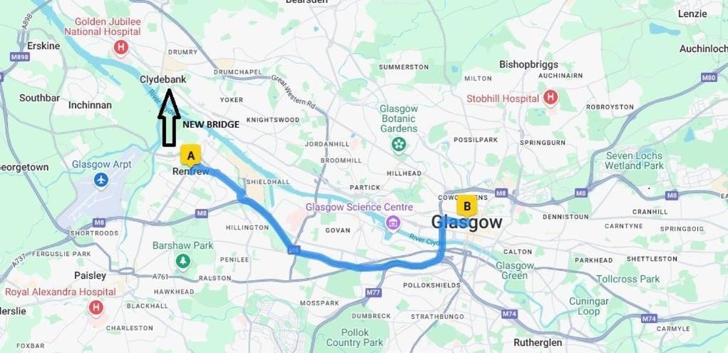 Glasgow Apartment Close To The Airport Renfrew Esterno foto
